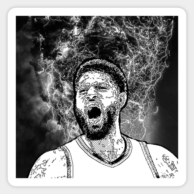 Paul George Sticker by satorukonart